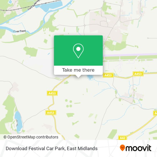 Download Festival Car Park map