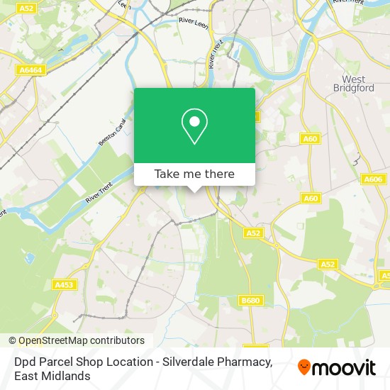 Dpd Parcel Shop Location - Silverdale Pharmacy map