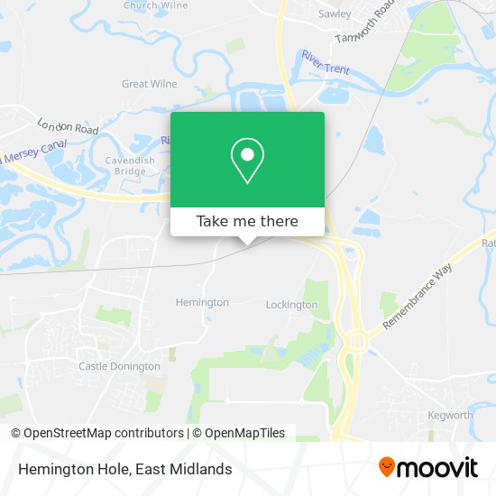 Hemington Hole map