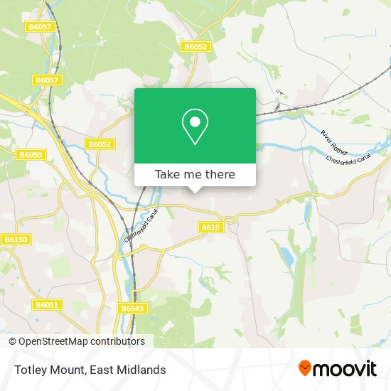 Totley Mount map