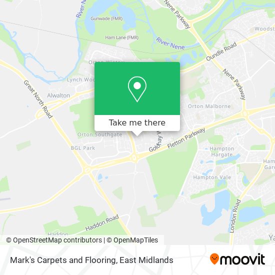 Mark's Carpets and Flooring map