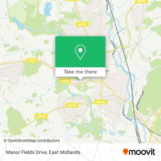 Manor Fields Drive map