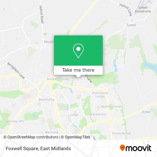 Foxwell Square map