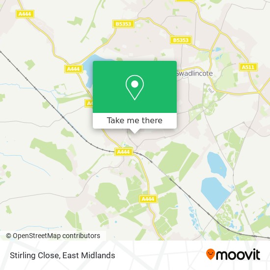 Stirling Close map