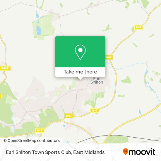 Earl Shilton Town Sports Club map