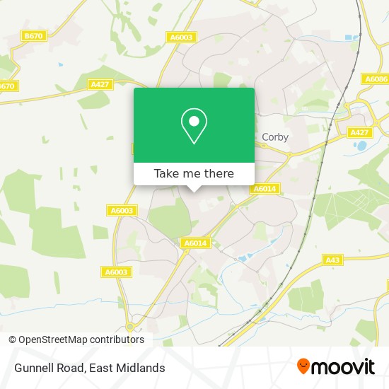 Gunnell Road map