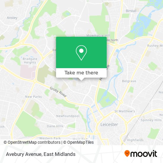 Avebury Avenue map