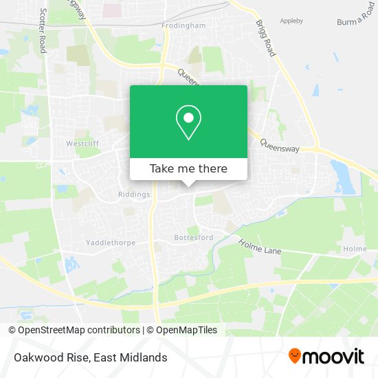 Oakwood Rise map