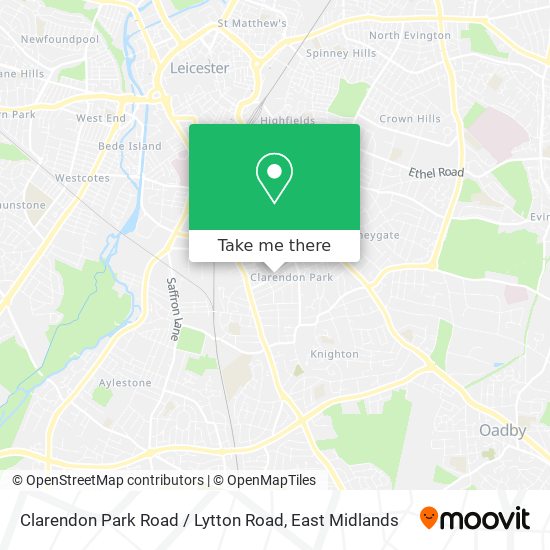 Clarendon Park Road / Lytton Road map