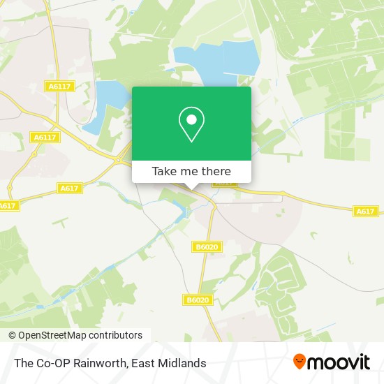The Co-OP Rainworth map