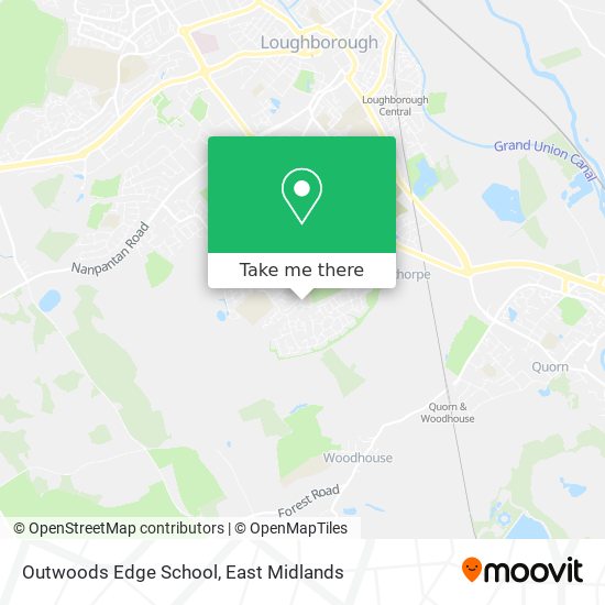 Outwoods Edge School map