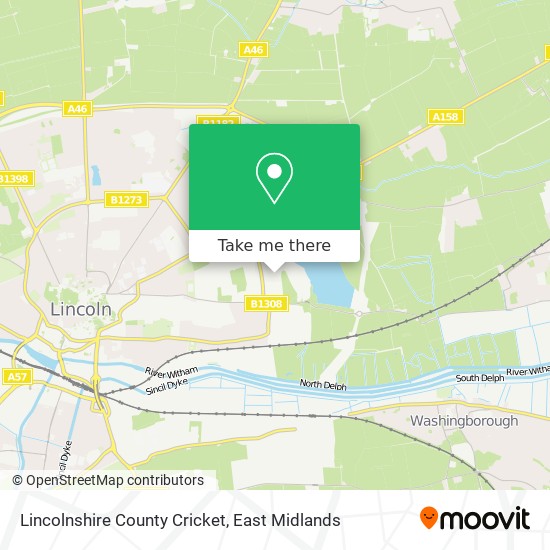 Lincolnshire County Cricket map