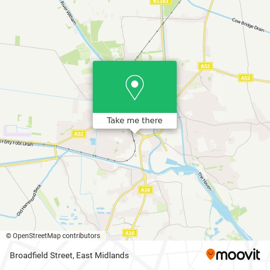 Broadfield Street map