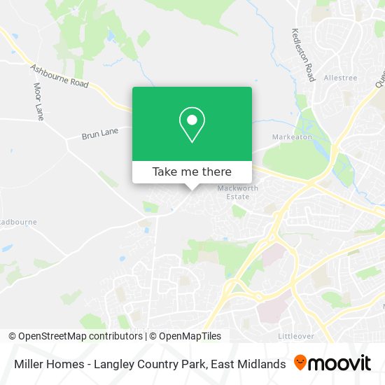 Miller Homes - Langley Country Park map