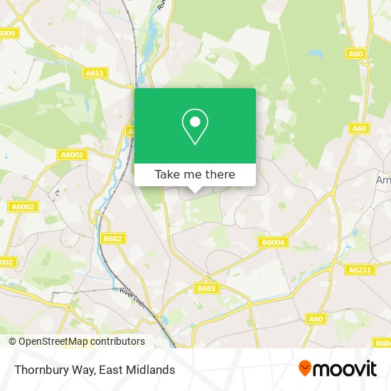 Thornbury Way map