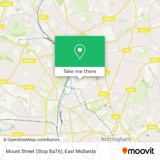 Mount Street (Stop Ba76) map