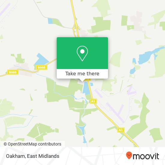 Oakham map