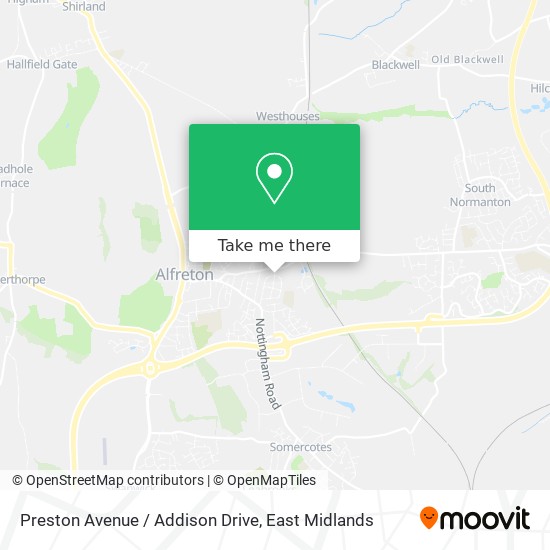 Preston Avenue / Addison Drive map