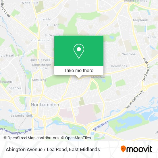 Abington Avenue / Lea Road map