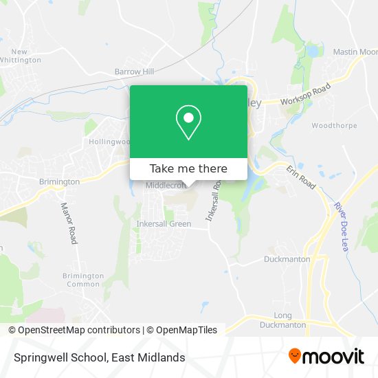 Springwell School map