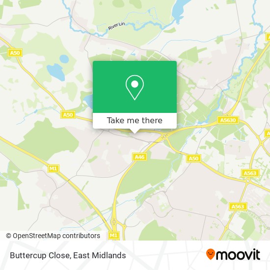 Buttercup Close map