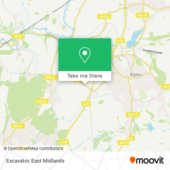 Excavator map