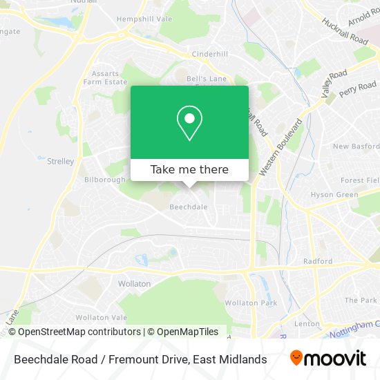 Beechdale Road / Fremount Drive map