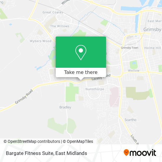 Bargate Fitness Suite map