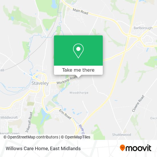 Willows Care Home map