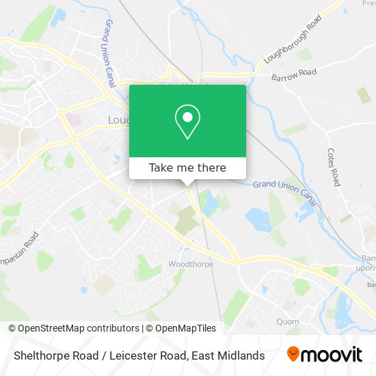 Shelthorpe Road / Leicester Road map