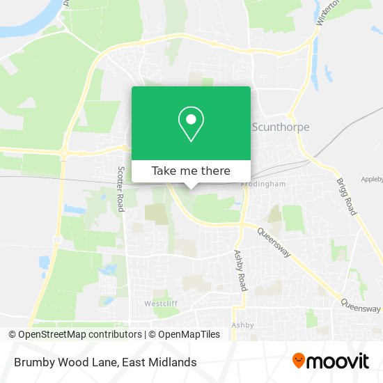 Brumby Wood Lane map