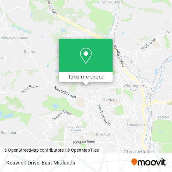 Keswick Drive map