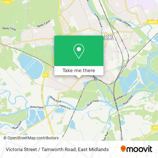 Victoria Street / Tamworth Road map
