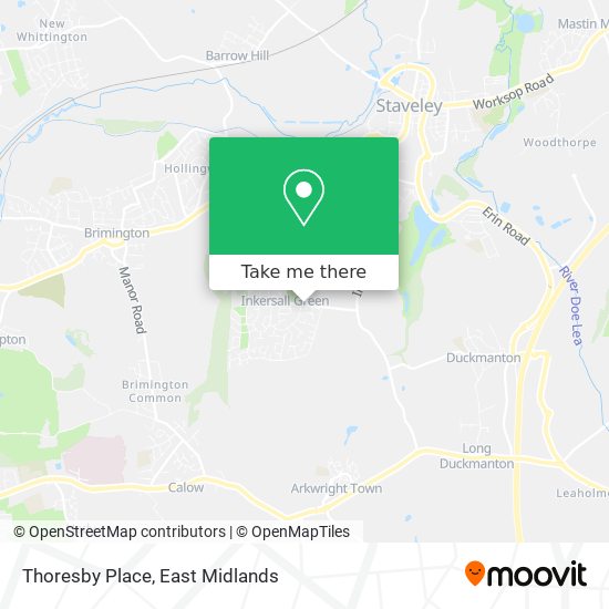 Thoresby Place map