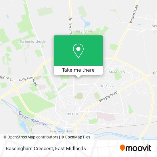 Bassingham Crescent map