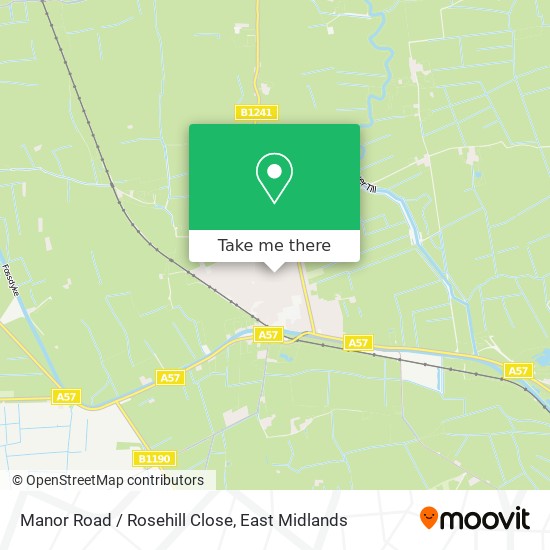 Manor Road / Rosehill Close map