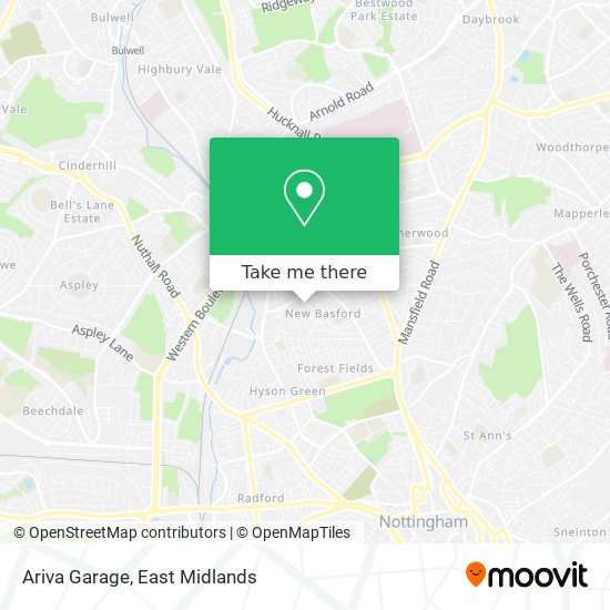 Ariva Garage map