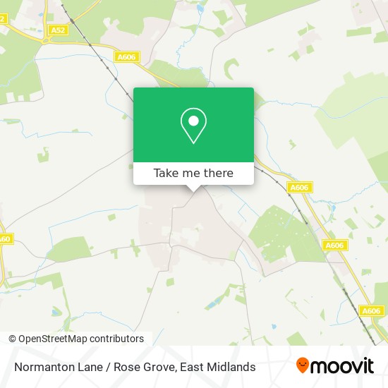 Normanton Lane / Rose Grove map