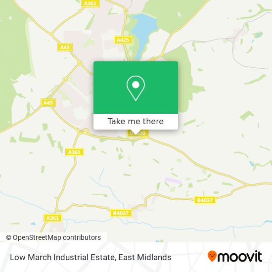 Low March Industrial Estate map