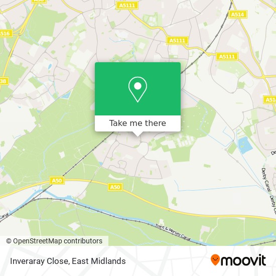 Inveraray Close map