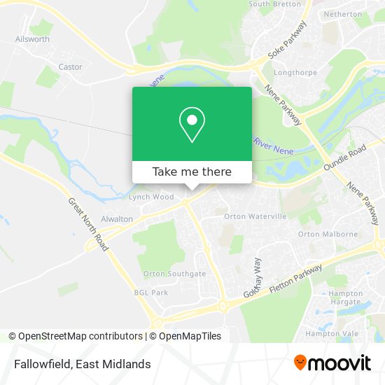 Fallowfield map