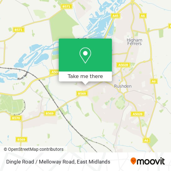 Dingle Road / Melloway Road map