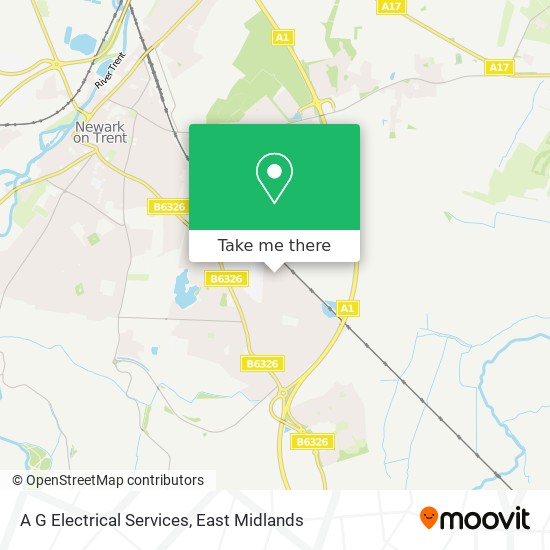 A G Electrical Services map