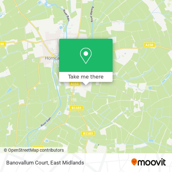 Banovallum Court map