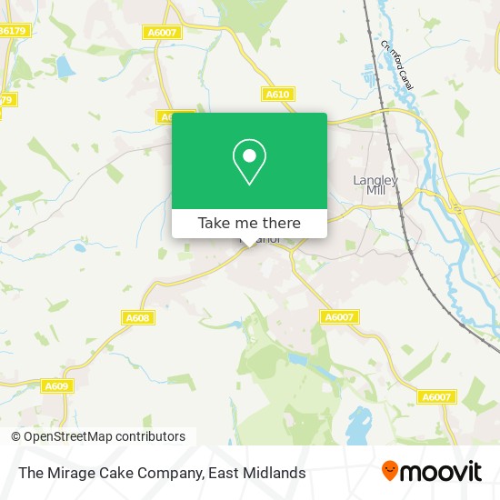 The Mirage Cake Company map