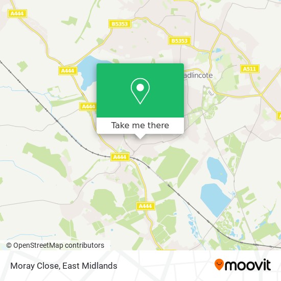 Moray Close map
