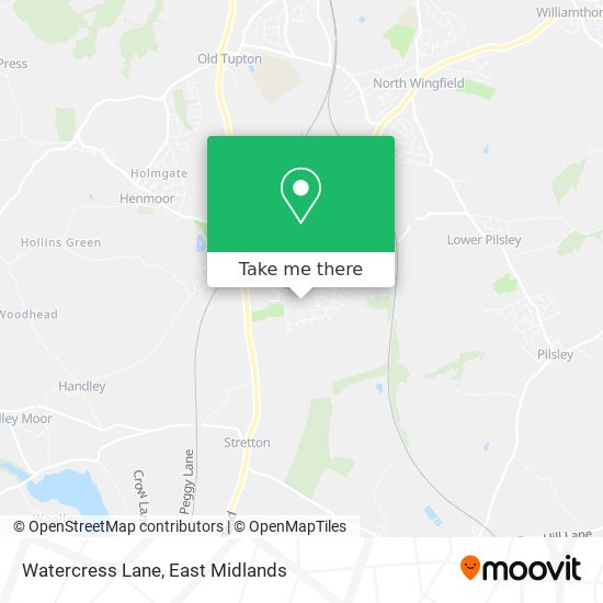 Watercress Lane map