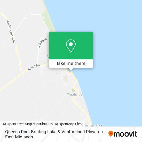 Queens Park Boating Lake & Ventureland Playarea map