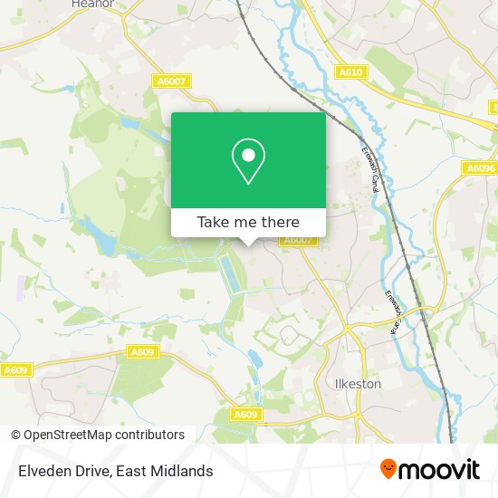 Elveden Drive map