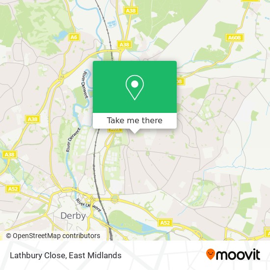 Lathbury Close map